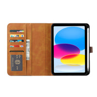 HKM-245075 Classic Leather Flip Case for Apple Tablets - Shockproof, Heat Dissipation, and Wear-Resistant Design