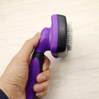 HKM-245075 Pet Grooming Needle Comb for Cats and Dogs - ABS/TPR/Stainless Steel Design