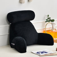 HKM-245267 Korean Style Large Backrest Cushion with Arm and Neck Support, Linen & Pearl Cotton Filling