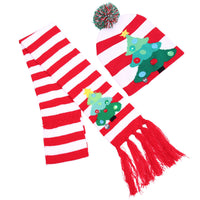 HKM-245587 Illuminated Knitted Christmas Hat with Integrated LED Lights for Adults and Kids