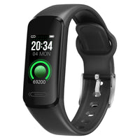 HKM-245651 Bluetooth Health Monitoring Pedometer Bracelet, Simple Style, Motion Detection, Black