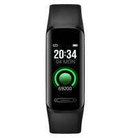 HKM-245651 Bluetooth Health Monitoring Pedometer Bracelet, Simple Style, Motion Detection, Black