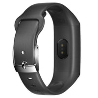 HKM-245651 Bluetooth Health Monitoring Pedometer Bracelet, Simple Style, Motion Detection, Black