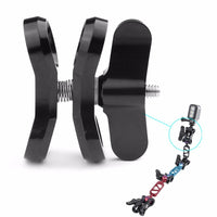 HKM-245715 Diving Photography Butterfly Clip with Aluminum Alloy Design and Metal Fill Light Support