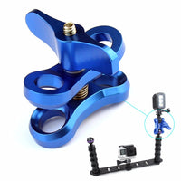 HKM-245715 Diving Photography Butterfly Clip with Aluminum Alloy Design and Metal Fill Light Support