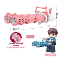 HKM-245779 Automatic Bubble Machine Soap Bubble Maker for Kids, Age 0-13 Years, Battery & USB Powered
