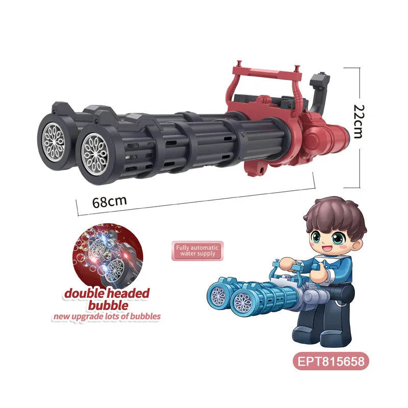 HKM-245779 Automatic Bubble Machine Soap Bubble Maker for Kids, Age 0-13 Years, Battery & USB Powered