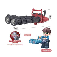 HKM-245779 Automatic Bubble Machine Soap Bubble Maker for Kids, Age 0-13 Years, Battery & USB Powered