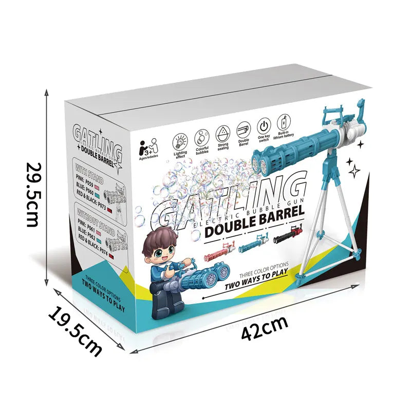 HKM-245779 Automatic Bubble Machine Soap Bubble Maker for Kids, Age 0-13 Years, Battery & USB Powered