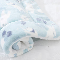 HKM-245907 Cozy Flannel Padded Pet Mat – Warm and Comfortable Dog Cushion in Various Fun Designs