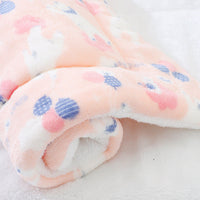 HKM-245907 Cozy Flannel Padded Pet Mat – Warm and Comfortable Dog Cushion in Various Fun Designs