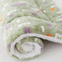 HKM-245907 Cozy Flannel Padded Pet Mat – Warm and Comfortable Dog Cushion in Various Fun Designs
