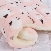 HKM-245907 Cozy Flannel Padded Pet Mat – Warm and Comfortable Dog Cushion in Various Fun Designs