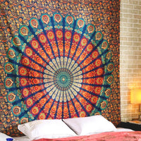 HKM-245907 Mandala Printed Polyester Wall Tapestry for Home Decor