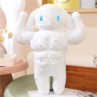 HKM-245971 Cute Kawaii Plush Doll - My Melody & Cinnamon Stuffed Toy, Soft PP Cotton, 25cm-50cm, Unisex, Ages 2 & Up