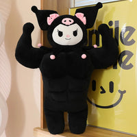 HKM-245971 Cute Kawaii Plush Doll - My Melody & Cinnamon Stuffed Toy, Soft PP Cotton, 25cm-50cm, Unisex, Ages 2 & Up