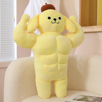 HKM-245971 Cute Kawaii Plush Doll - My Melody & Cinnamon Stuffed Toy, Soft PP Cotton, 25cm-50cm, Unisex, Ages 2 & Up
