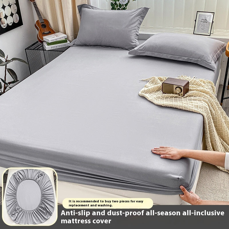HKM-245971 Dormitory Mattress Protector Set - Fitted Sheet in Chemical Fiber, Multiple Sizes Available