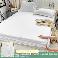 HKM-245971 Dormitory Mattress Protector Set - Fitted Sheet in Chemical Fiber, Multiple Sizes Available