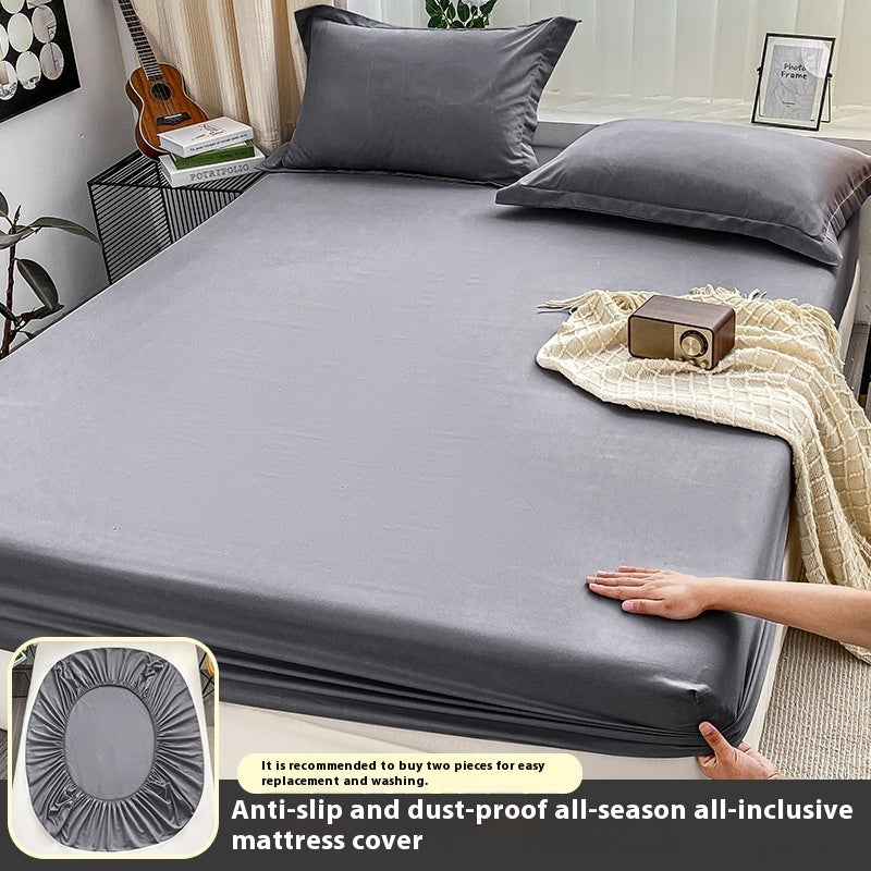 HKM-245971 Dormitory Mattress Protector Set - Fitted Sheet in Chemical Fiber, Multiple Sizes Available