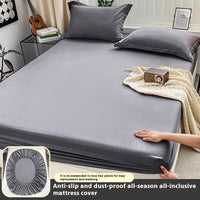 HKM-245971 Dormitory Mattress Protector Set - Fitted Sheet in Chemical Fiber, Multiple Sizes Available