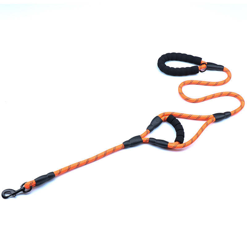 HKM-246099 Durable Nylon Woven Dog Walking Traction Belt in Multiple Colors