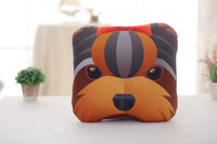HKM-246099 Shiba Inu Plush Doll Pillow and Two-in-One Air Conditioning Quilt Set