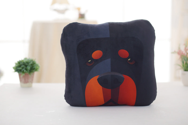 HKM-246099 Shiba Inu Plush Doll Pillow and Two-in-One Air Conditioning Quilt Set