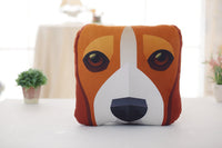 HKM-246099 Shiba Inu Plush Doll Pillow and Two-in-One Air Conditioning Quilt Set