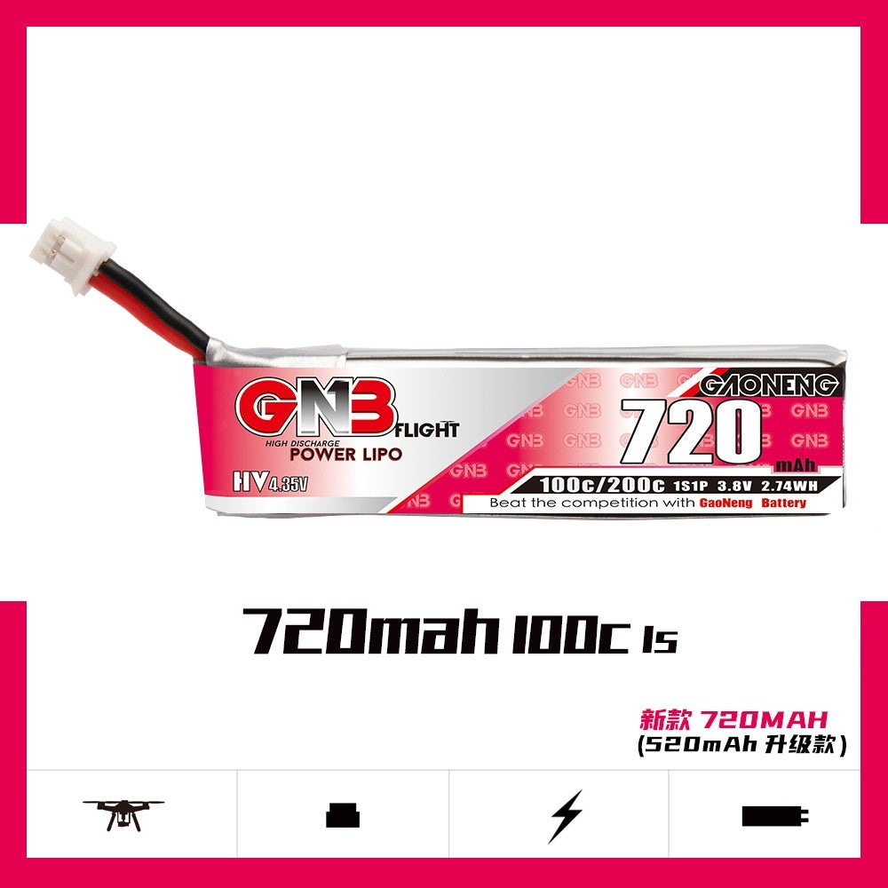 HKM-246163 High Energy GNB 720mAh 1S 3.8V Lithium Battery for Remote Control Toys and Digital Devices