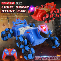 HKM-246547 Transformable Eight-Wheel RC Stunt Car with Hill-Climbing Drive and Lights