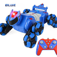 HKM-246547 Transformable Eight-Wheel RC Stunt Car with Hill-Climbing Drive and Lights