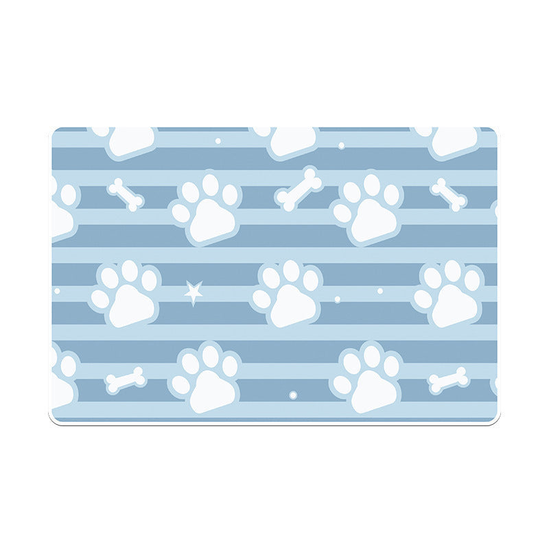 HKM-246675 Pet Diatom Ooze Floor Mat Dogs And Cats Eating Mat Spill-proof Waterproof Quick-drying Placemat