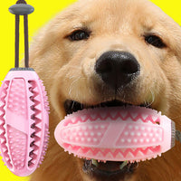 HKM-246739 Dog Toys Silicon Suction Cup Tug Interactive Dog Ball Toy For Pet Chew Bite Tooth Cleaning Toothbrush Feeding Pet Supplies