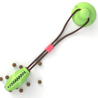 HKM-246739 Dog Toys Silicon Suction Cup Tug Interactive Dog Ball Toy For Pet Chew Bite Tooth Cleaning Toothbrush Feeding Pet Supplies