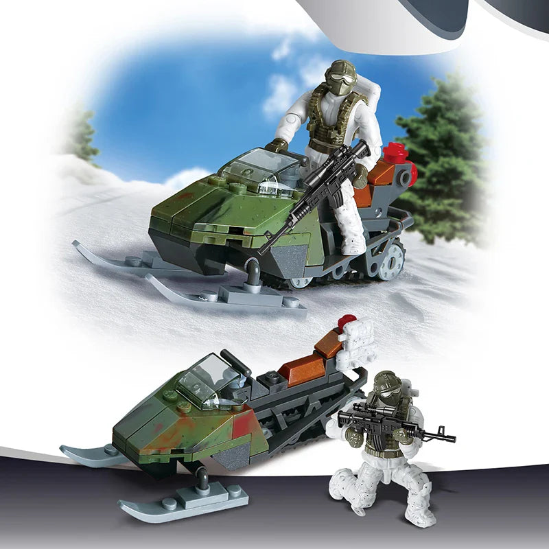 KTX-246867 Military Action Figures Building Block Toy Set for Kids – Special Forces Assembly Toys