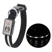 HKM-246995 Waterproof LED Charging Collar for Pets with Adjustable Fit and Secure Buckle