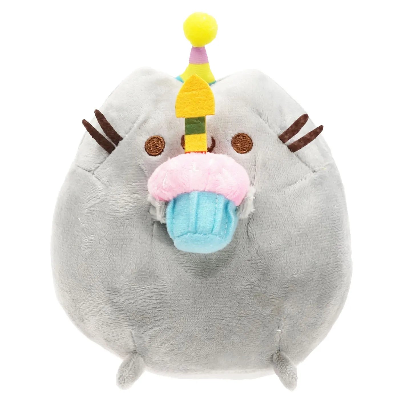 KTX-247123 Kawaii Plush Cat Toy - Donut, Ice Cream, Sushi & Snack Designs, Soft Stuffed Doll (15-18cm)