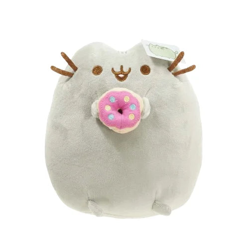 KTX-247123 Kawaii Plush Cat Toy - Donut, Ice Cream, Sushi & Snack Designs, Soft Stuffed Doll (15-18cm)