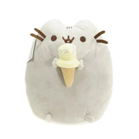 HKM-247123 Kawaii Plush Cat Toy - Donut, Ice Cream, Sushi & Snack Designs, Soft Stuffed Doll (15-18cm)