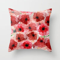 HKM-247187 Pastoral Floral Design Pillowcase in Soft Peach Skin Material