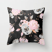 HKM-247187 Pastoral Floral Design Pillowcase in Soft Peach Skin Material
