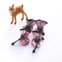 HKM-247443 Four Seasons Breathable Soft Bottom Dog Shoes - Fleece-lined & Non-slip Options Available