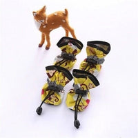 HKM-247443 Four Seasons Breathable Soft Bottom Dog Shoes - Fleece-lined & Non-slip Options Available