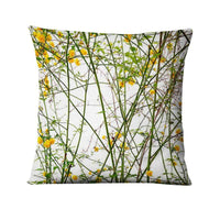 HKM-247507 Floral Green Plant Cushion Cover | 45x45cm American Country Style Pillowcase