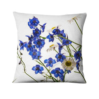 HKM-247507 Floral Green Plant Cushion Cover | 45x45cm American Country Style Pillowcase