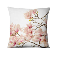 HKM-247507 Floral Green Plant Cushion Cover | 45x45cm American Country Style Pillowcase