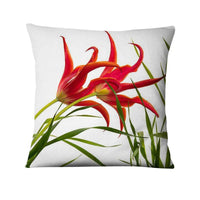 HKM-247507 Floral Green Plant Cushion Cover | 45x45cm American Country Style Pillowcase