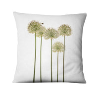 HKM-247507 Floral Green Plant Cushion Cover | 45x45cm American Country Style Pillowcase
