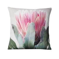 HKM-247507 Floral Green Plant Cushion Cover | 45x45cm American Country Style Pillowcase